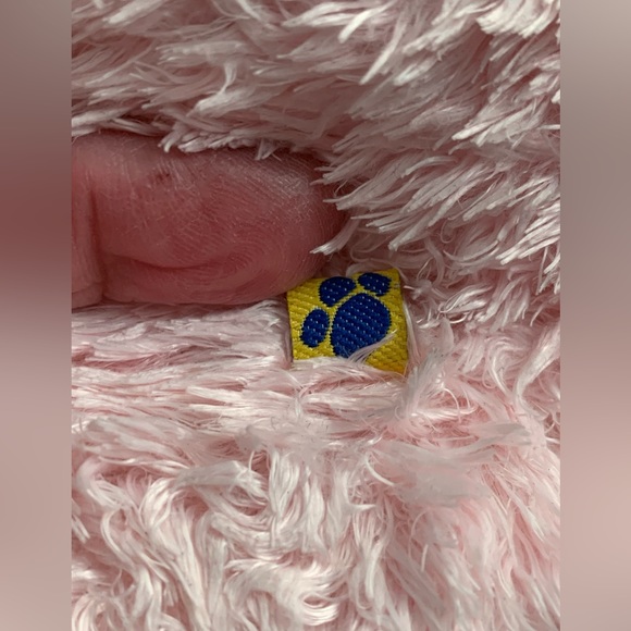 Build A Bear Sassy Kitty Cat Plush *MEOWS* Pink Stuffed Animal BABW 18" Heart - Picture 6 of 10